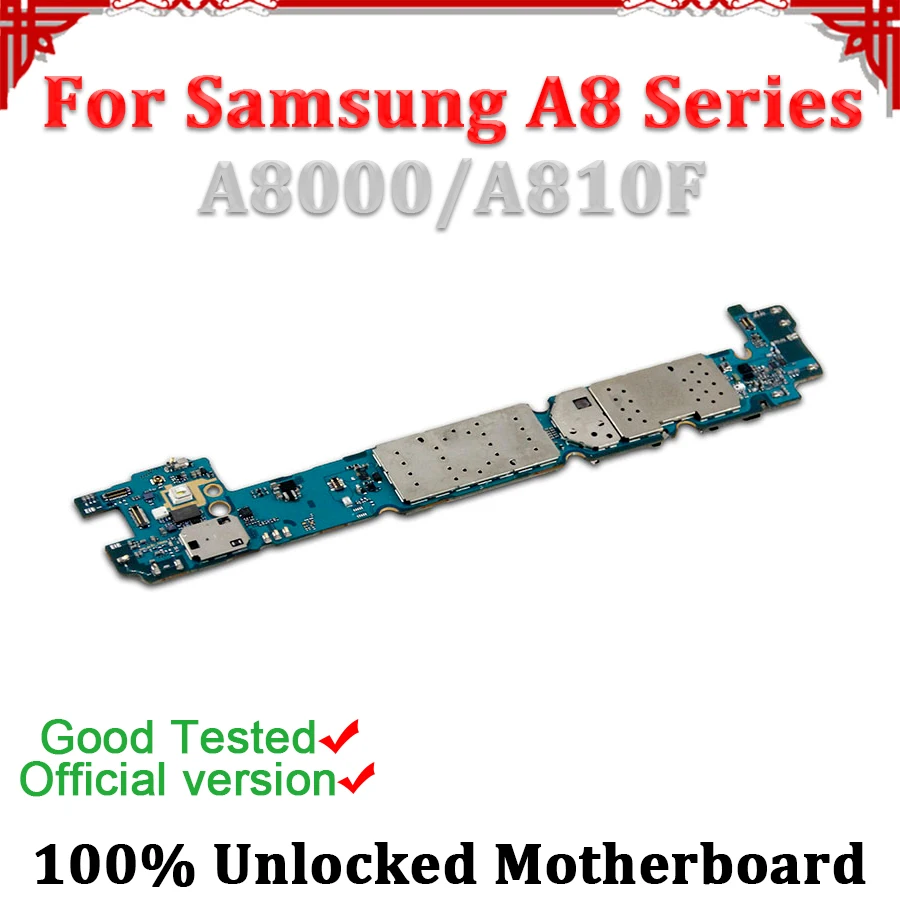 100% разблокированная материнская плата высокого качества для Samsung Galaxy A8 A8000 A810YZ с