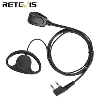 

Retevis RE-3224 D-type Earhook Earpiece for H777/RT21/RT22/RT24/RT1/ RT3/RT81 Two Way Radio Walkie Talkie C9056A