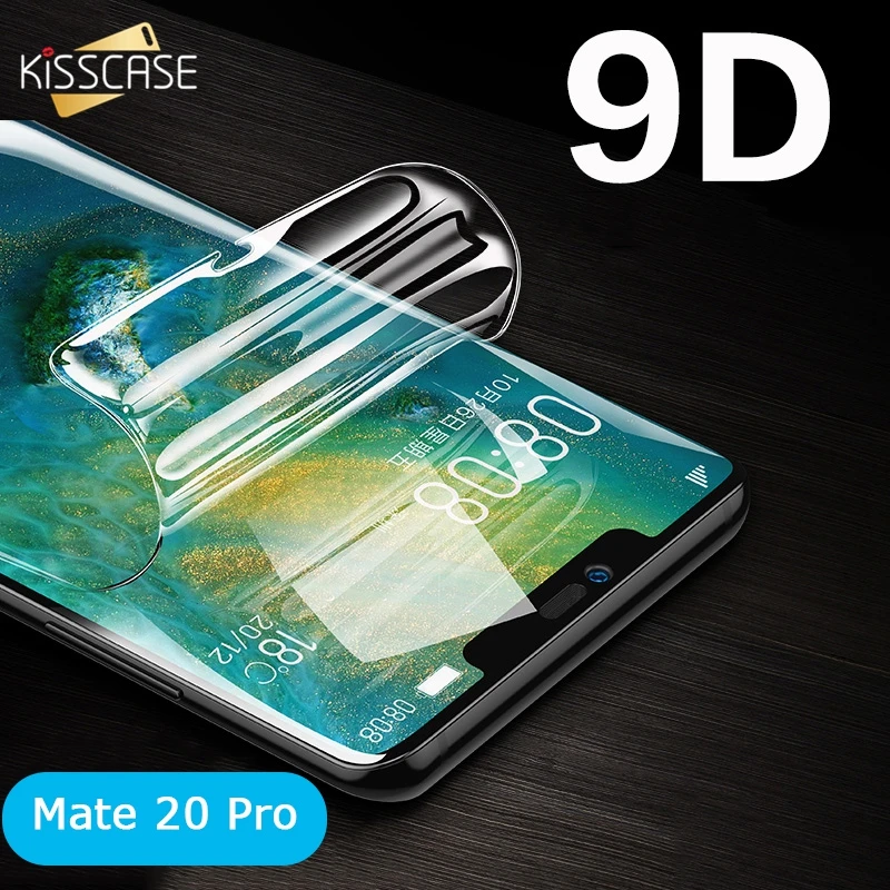 

KISSCASE 9D Screen Protector For Huawei Mate 20 Pro Soft Curved Screen Protector For Huawei Mate 20 Pro Hydrogel Film not Glass