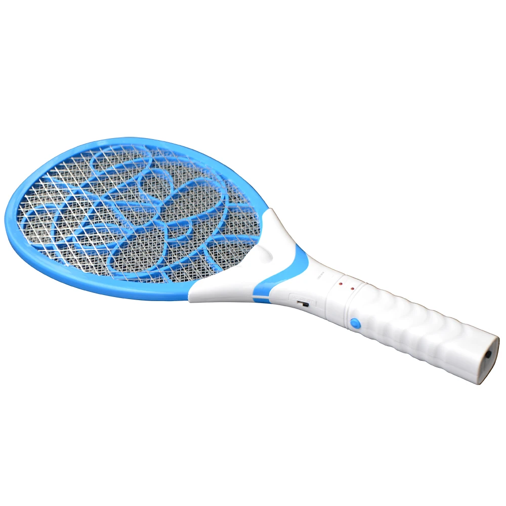 3 Layers Net Rechargeable Racket Electric Swatter Pest Control Insect