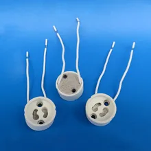 10 шт. Светодиодная лента Разъем GU10 разъем для галогенного керамического Светильник лампы держатель База провода разъем лампы держатель