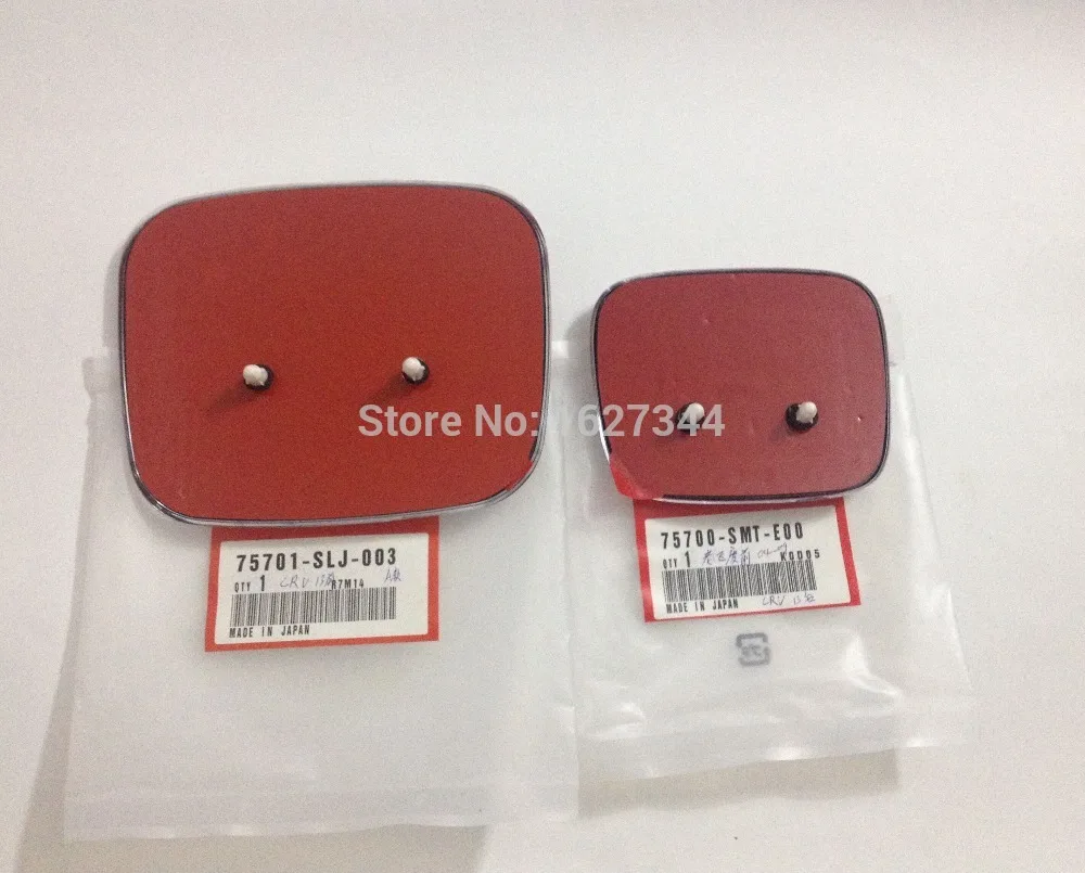 NEW 2pcs  1set OEM  TYPE R  Front Back Red H Emblem  75701-SLJ-003 75700-SMT-E00