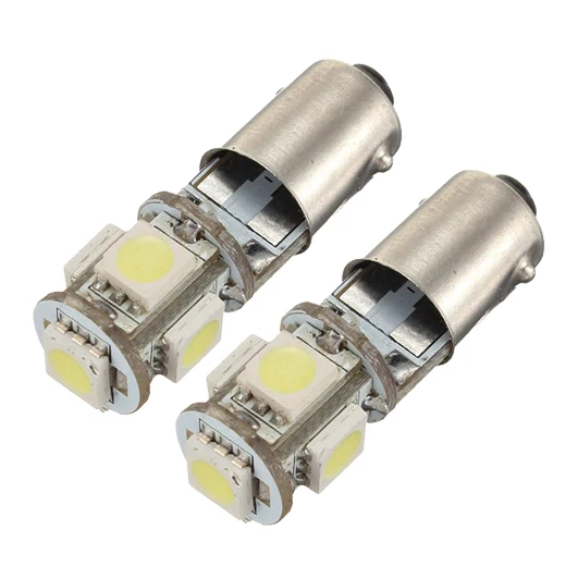 TOYL/2 * ампулы 5 светодиодный 5050 SMD BA9S H6W T4W VEILLEUSE BLANC Анти без ERREUR лампа ODB | Автомобили
