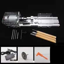 Multifunction DIY Wood Lathe Mini Lathe Cutting Machine Table Saw Polisher For Polishing Cutting Woodworking