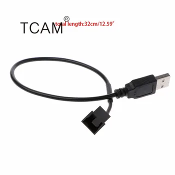 

USB 2.0 A Male To 3-Pin/4-Pin Connector Adapter Cable For 5V Computer PC Fan