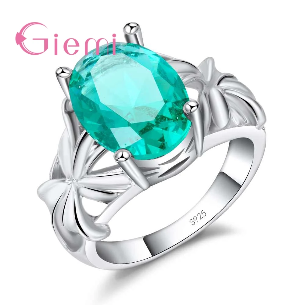 

Wholesale Party 925 Sterling Silver Rings For Women Fashion Free Shipping Vintage CZ Cubic Zircon Jewelry