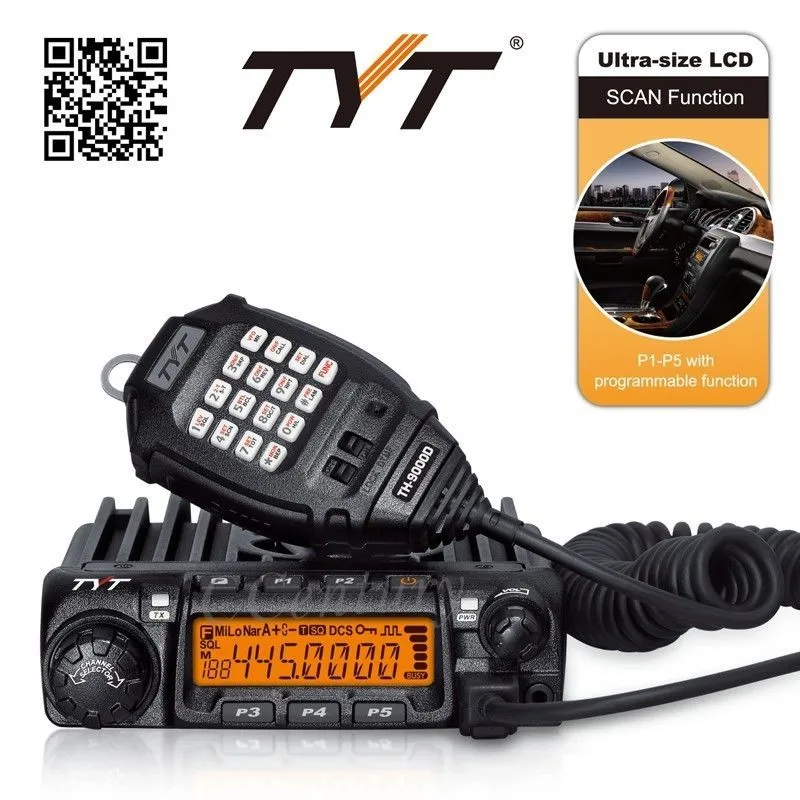 EMS/DHL Быстрая доставка TYT TH-9000D UHF автомобиль грузовик радиолюбителей трансивер CTCSS/DCS сканирования