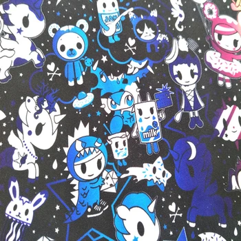 

Cartoon Cute Taoqi Duoqi Unicorn Print Stretch Fiber Fabric Quilting Patchwok DIY Sewing Children Clothing/bag/bed Sheet