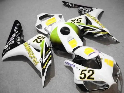 Комплект обтекателей для мотоцикла HONDA CBR1000RR 06 07 CBR 1000RR 2006 2007 CBR1000 ABS зеленый белый