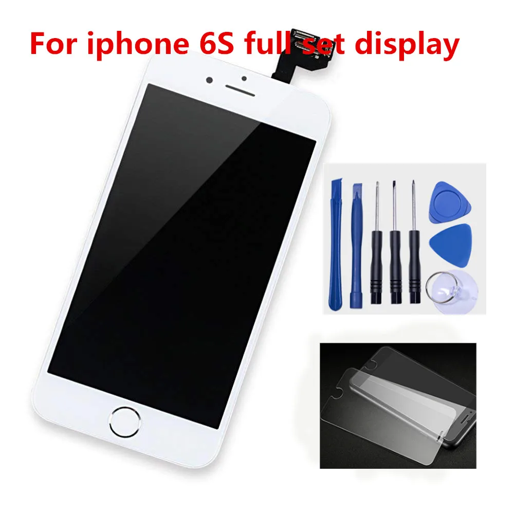 

For iPhone 6s Digitizer Screen Replacement Full set LCD Display Assembly with Home Button, Front Facing Camera, Earpiece Speaker