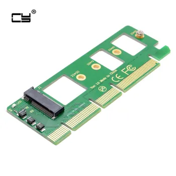 

PCI-E 3.0 16x x4 Adapter NGFF M-key NVME AHCI SSD Adapter for XP941 SM951 PM951 A110 m6e 960 EVO SSD