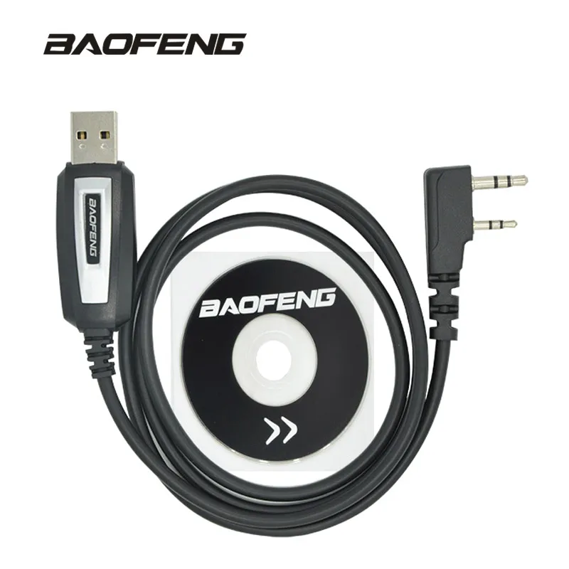 USB-кабель для программирования Baofeng, Кабель для программирования, радиосвязи, рация, кодовый кабель, к-порт, программный шнур для УФ-излучения 5R, аксессуары для детей в возрасте от 1 года до 5 лет, в комплекте, для детей, в возрасте от 1 года, до 5 лет, и до 5 лет - изображение