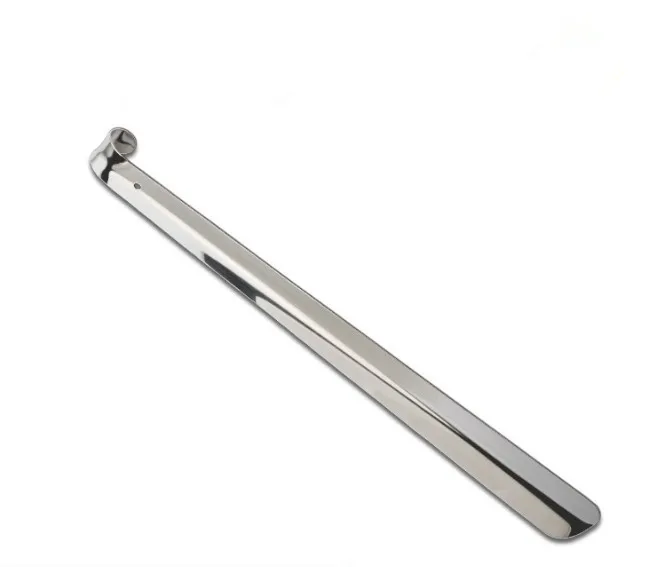 1PC Professional 41cm Durable Stainless Steel Shoe Horns Easy Handle Shoe Spoon Shoehorn Shoe Lifter Tool Meatl Craft LB 098