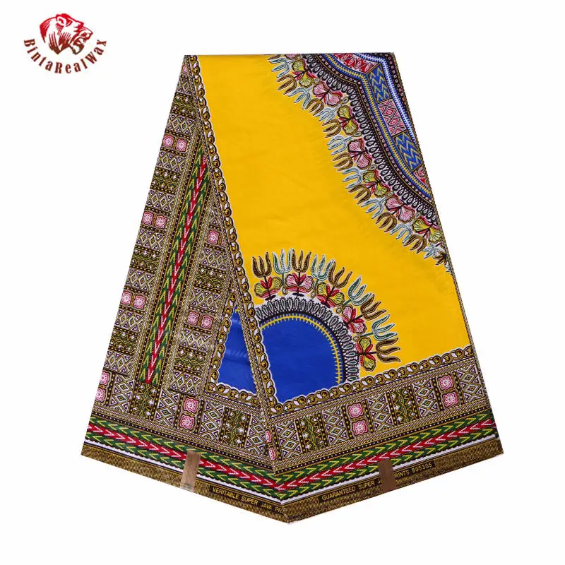

2018 Wholesale Ankara Fabric African Real Wax Prints Fabric Ankara Java Wax African Print Fabric 6 Yards one Piece 24FJ2021