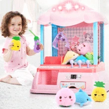 Детские игрушки мини коготь кран для игровых автоматов клип кукла машина Монета конфеты машина твист яйцо машина домашняя игровая консоль