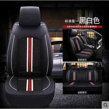 

Car Seat Cover Flax universal seat cushion Car Styling For Mitsubishi Pajero Sport OUTLANDER EX Lancer Galant EVO FORTIS styling
