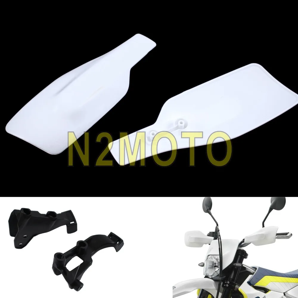 

Dirt Bike MX Enduro White Handguard Hand Guards Protection for Husqvarna FC250 TC125 FE501 TE300 FX TX 125 250 350 501 16-17