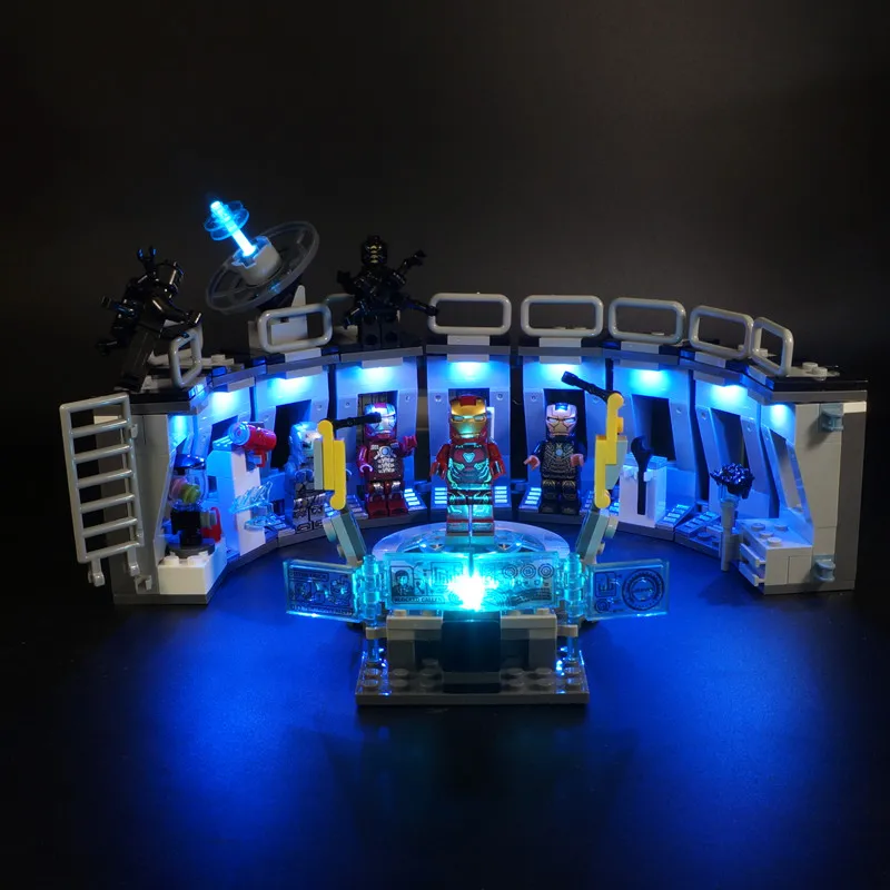 

LED Light Kit For lego 76125 avengers Iron Man Machinery Building Blocks( Only light included)