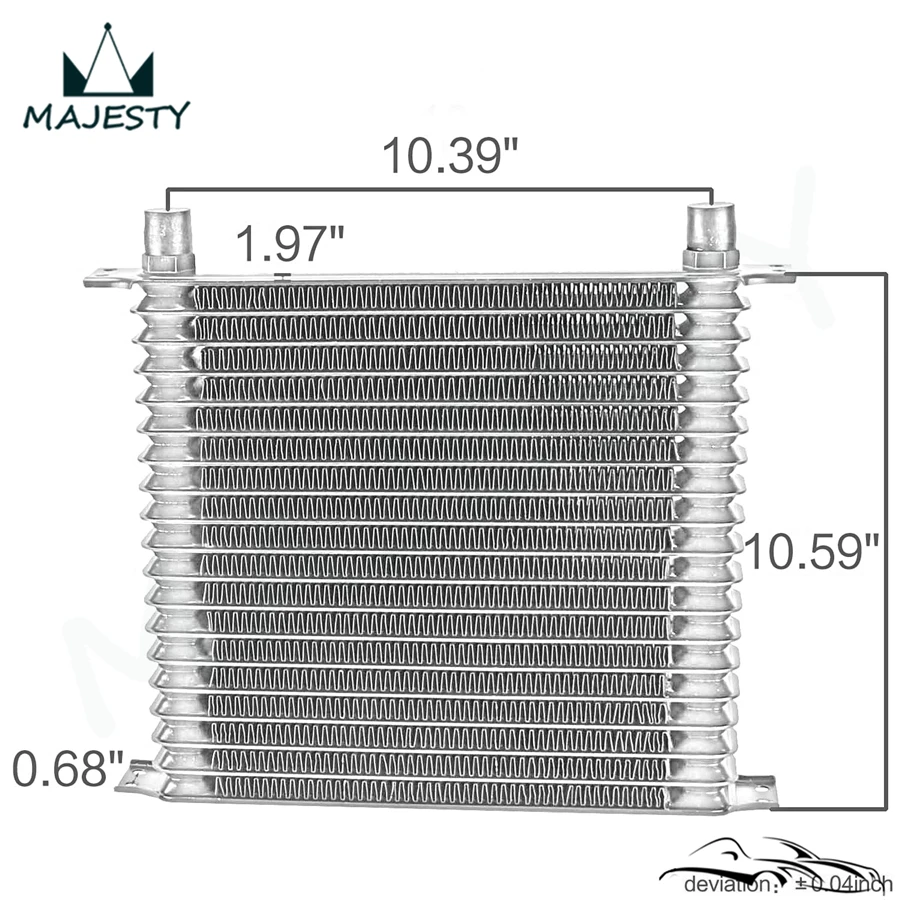 19 Row AN10 Trust 10 6 &quotмасляный кулер + 7&quot электрический вентилятор для