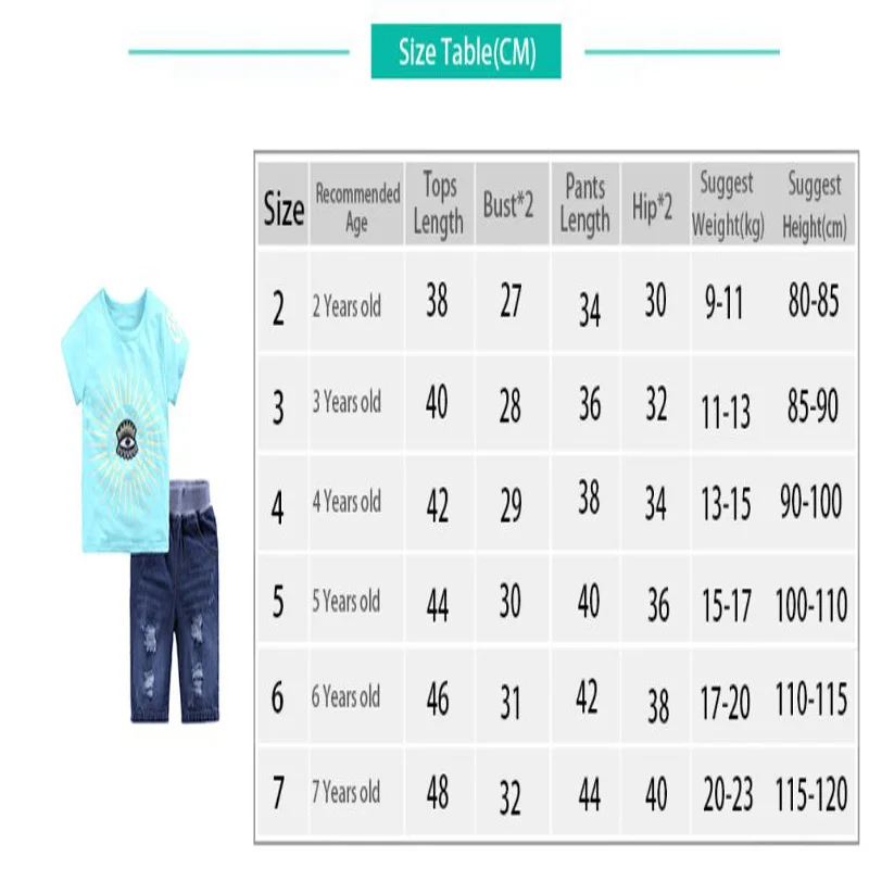 Коллекция года, повседневная детская одежда школьная одежда футболка с тигром для мальчиков топы+ джинсовые шорты летний комплект из 2 предметов с короткими рукавами