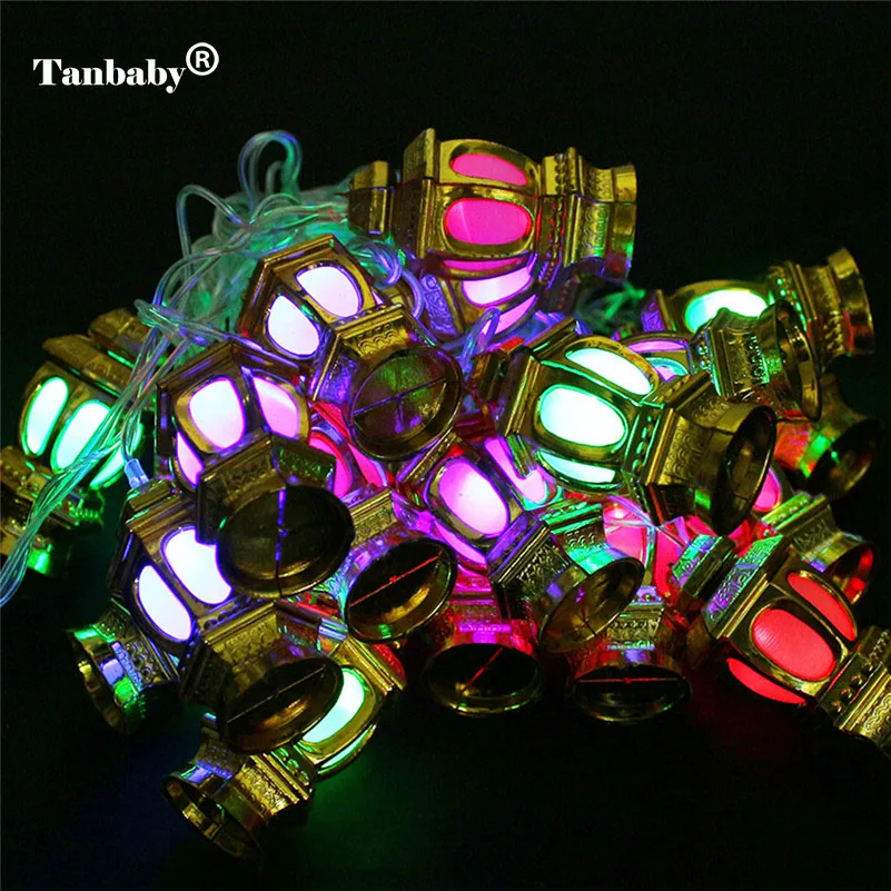 

Gold Palace Lanterns 4M20L String Light Holiday Led Decoration lamp Multicolor EU/US Plug for Party,Birthday,Christmas,Wedding