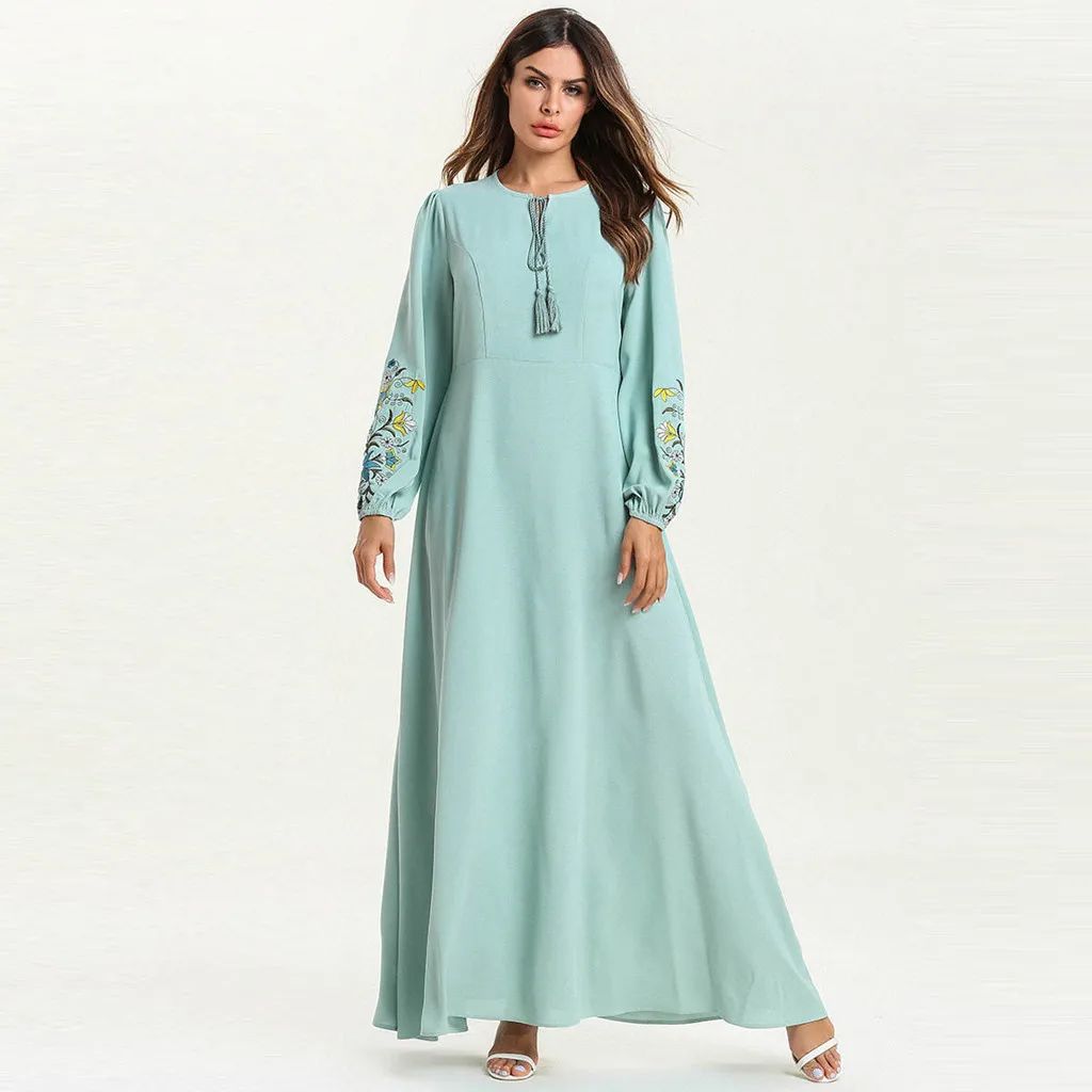 Green Woman Abaya Dress | Gown Abaya | Abaya Dress