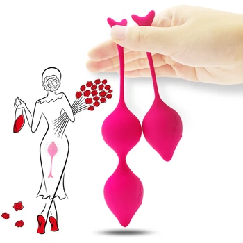 Magic Kegel Balls Silicone Vaginal Tight Exercise Vagina Orgasms Clit Massage Ben Wa Balls Sex Product Adult Sex Toy For Women female g spot vagina pussy kegel balls sex vibrator massage vibrating balls vaginal tight exercise adult sex toys for woman