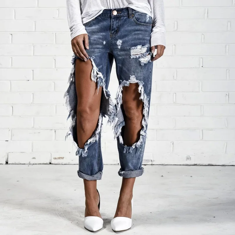 jeans with holes