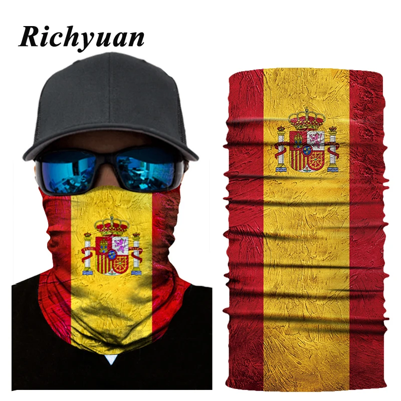National Flag Seamless Magic Balaclava Face Masks Moto Motorcycle Skiing Riding Scarf Neck Shield Anti-UV Warmer Bandana | Автомобили и