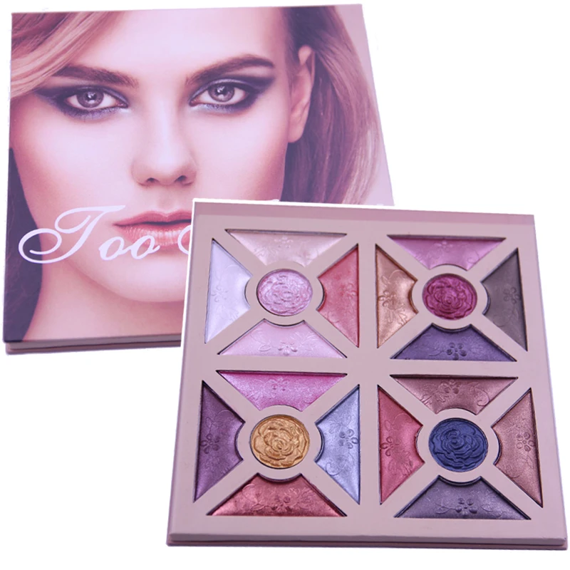 

20 Color Eyeshadow Palette Make Up Eye Shadow Cosmetic Glitter Waterproof Long Lasting Makeup Rose Flower Beauty Cosmeti Kit