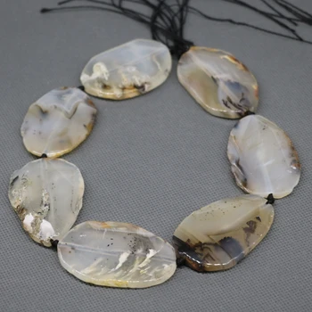 

Women Jewelry Large Druzy Faceted Gems Stone Necklace Beads, White Gems statement Point Pendant Finding Necklace for 2017
