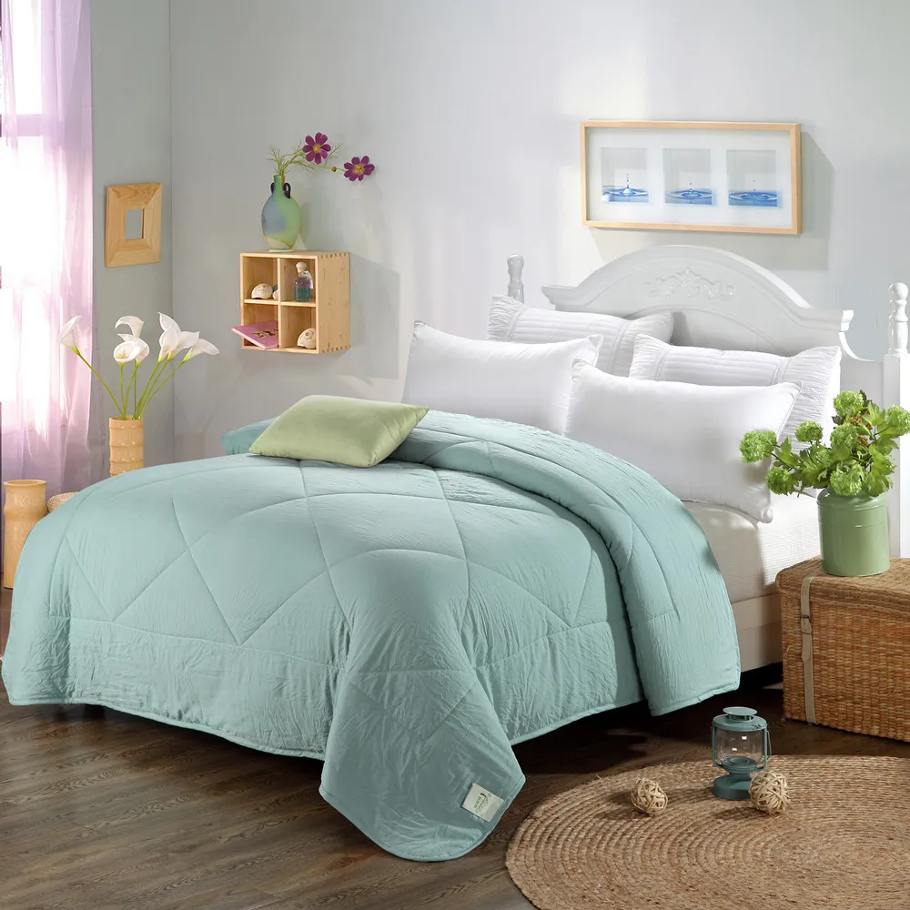 Popular Colorful Comfortersbuy Cheap Colorful Comforters Lots - Sunnyrain Piece Solid Color Quilted Comforter For Spring And Autumn Adultquilt Xcm Xcm popular colorful comfortersbuy cheap colorful comforters lots - sunnyrain piece solid color quilted comforter for spring and autumn adultquilt xcm xcm