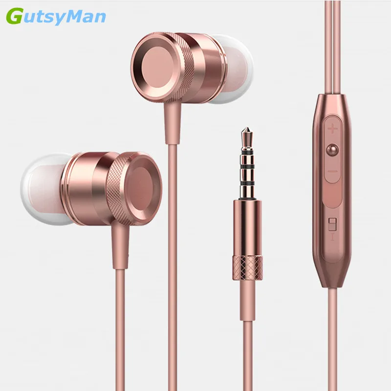 GutsyMan 3 5 мм Jack Sport Super Bass Наушники стерео гарнитура чистый звук наушник с микрофоном