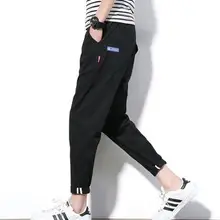 M~ 5XL Мужская одежда Большие размеры корейский стиль Версия самовыращивания девять точек ноги брюки повседневные шаровары тренд