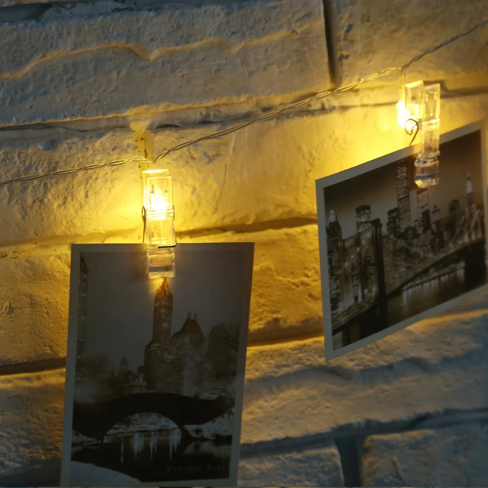 Фото фонарики гирлянда, Свадебная вечеринка декоративные огни, подвесные сказочные огни, теплый белый