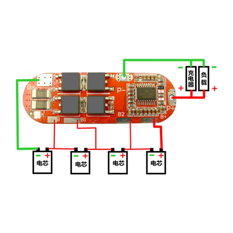 4S 20A/5S 20A BMS плата/литиевая батарея Защитная плата