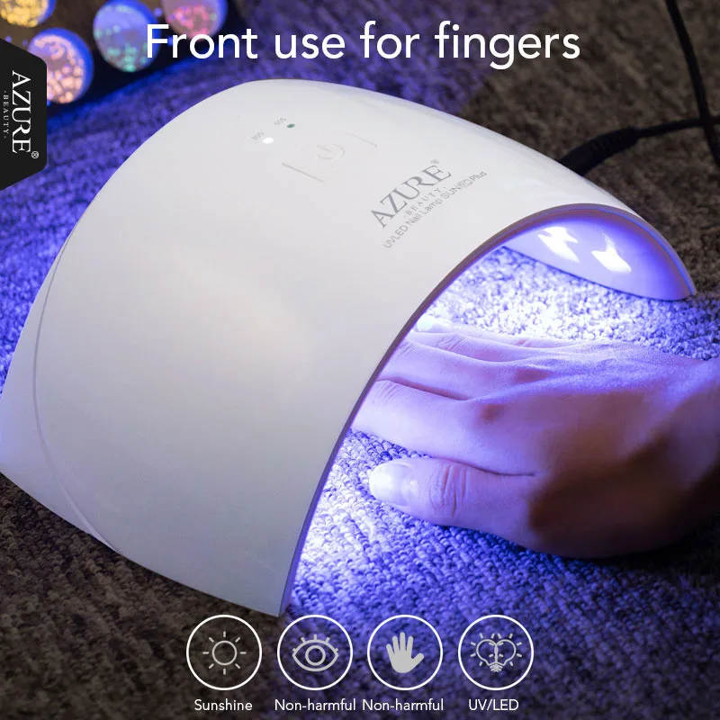 Лазурная красота SUN9C Plus и 3 цвета гель Nail Art база инструмент Soak off светодиодный для