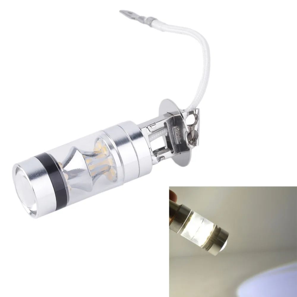 

1 PC Car-styling Universal H3 100W High Power Auto LED Fog DRL Fog Driving Lights DRL Head Bulb Hot Sale