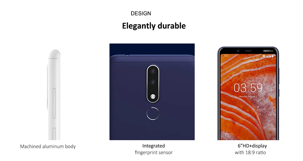 NOKIA 3.1 PLUS 4G Smartphone