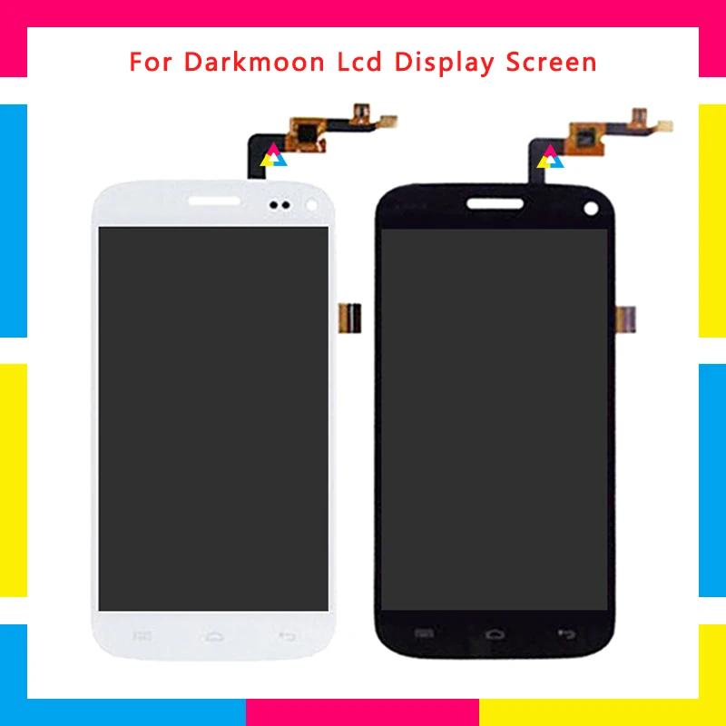 

5Pcs/lot Replacement LCD Display Screen With Touch Screen Digitizer Assembly For Wiko Darkmoon