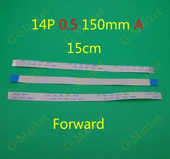 

2-500pcs/lot 14p 14 pin Power Button Ribbon Cable 14pin 150mm 15cm A TYPE forward 0.5 spacing Flexible Flat Cable FFC / FPC