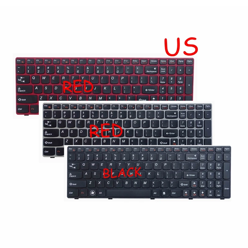 Английская клавиатура для Lenovo G580 Z580 G580A V580A Z580A G580AH G580AM G580G G585 G585A G585AR B580 G590 новинка |