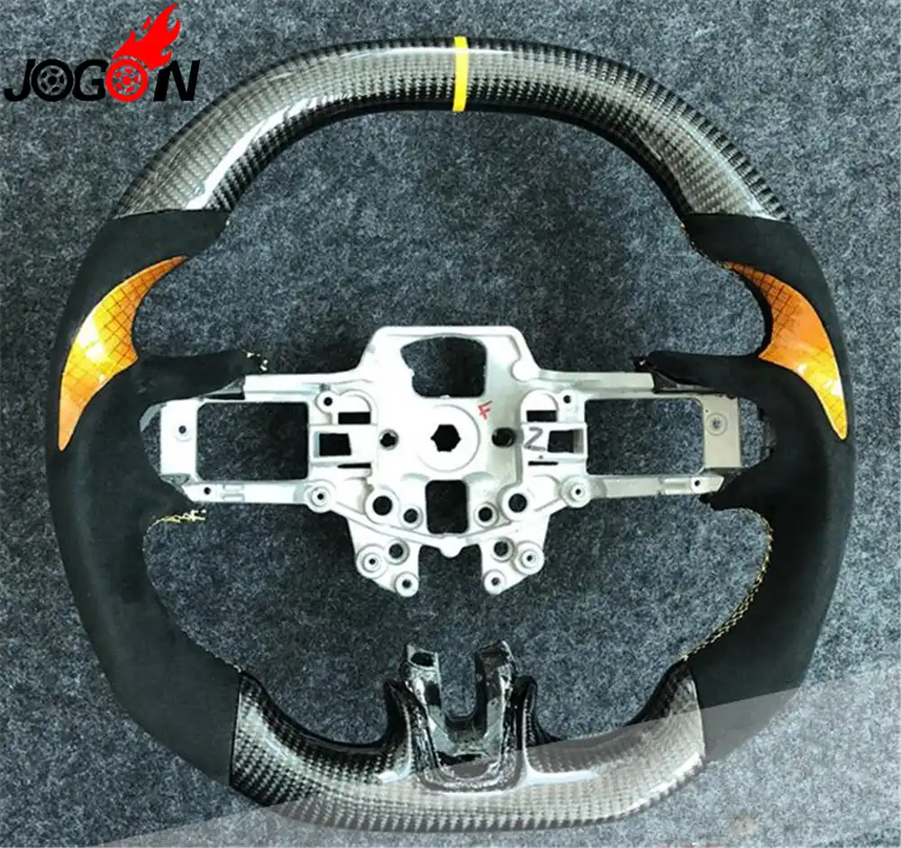 Carbon Fiber Steering Wheel For Ford Mustang S550 EcoBoost 5.0 GT