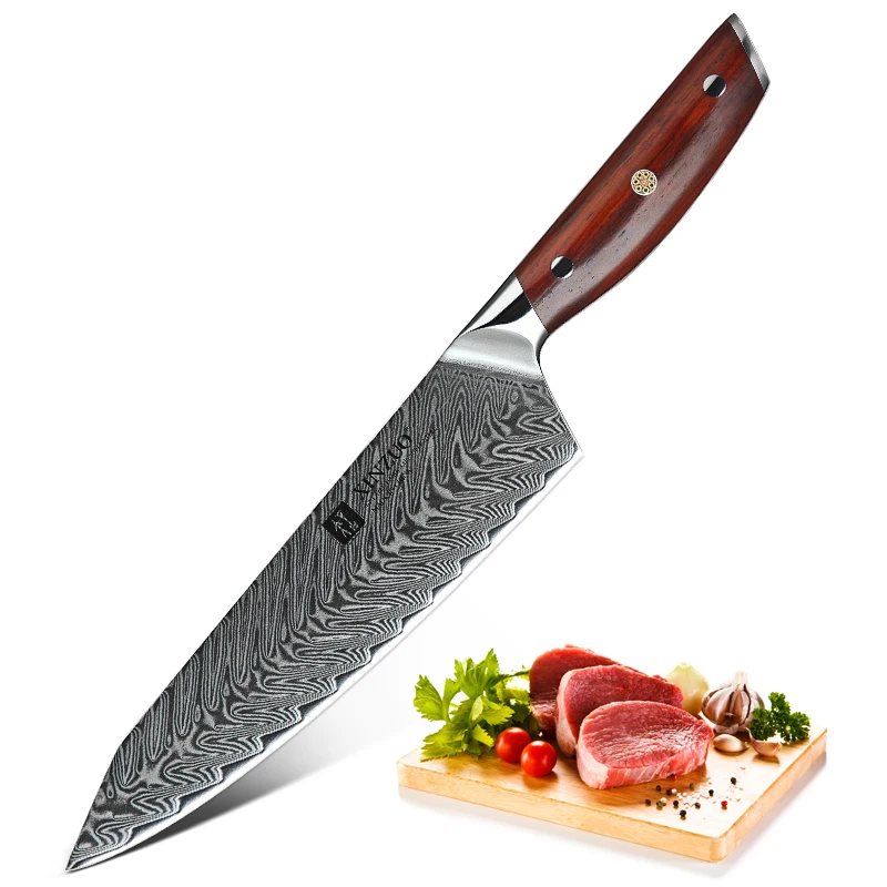 

XINZUO 8.5" inch Chef Knife Kitchen Knives Brand Japanese High Carbon Stainless Steel Slicing Beef Meat Vegetables Cooking Tools
