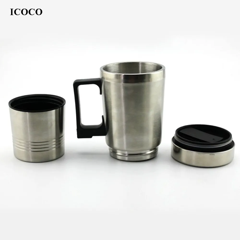 

Electric Kettle 12 V Stainless Steel Heating Car Auto redmond Heated Kettle Travel Mug Auto Accessories Travel dropshipping