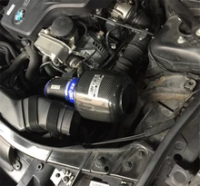 For BMW X1 Fine Quality China Brand EDDYSTAR CF-A Carbon Fiber Cold Air Intake System Air Filter With Sheild
