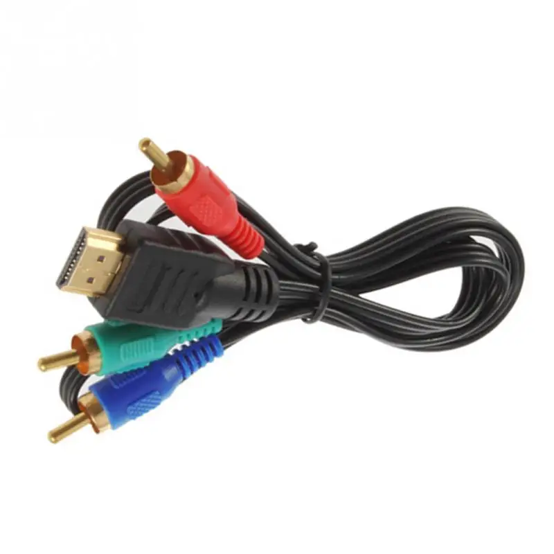 2019 Новый 1 M 1080 P HDTV HDMI Мужской до 3 RCA аудио видео AV адаптер для кабельного шнура