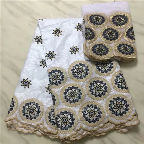Bazin riche getzner nouveau dentelle Бланш bazin brode getzner Африка парча жаккардовая ткань Дубай fabric7yard/комплект L1601