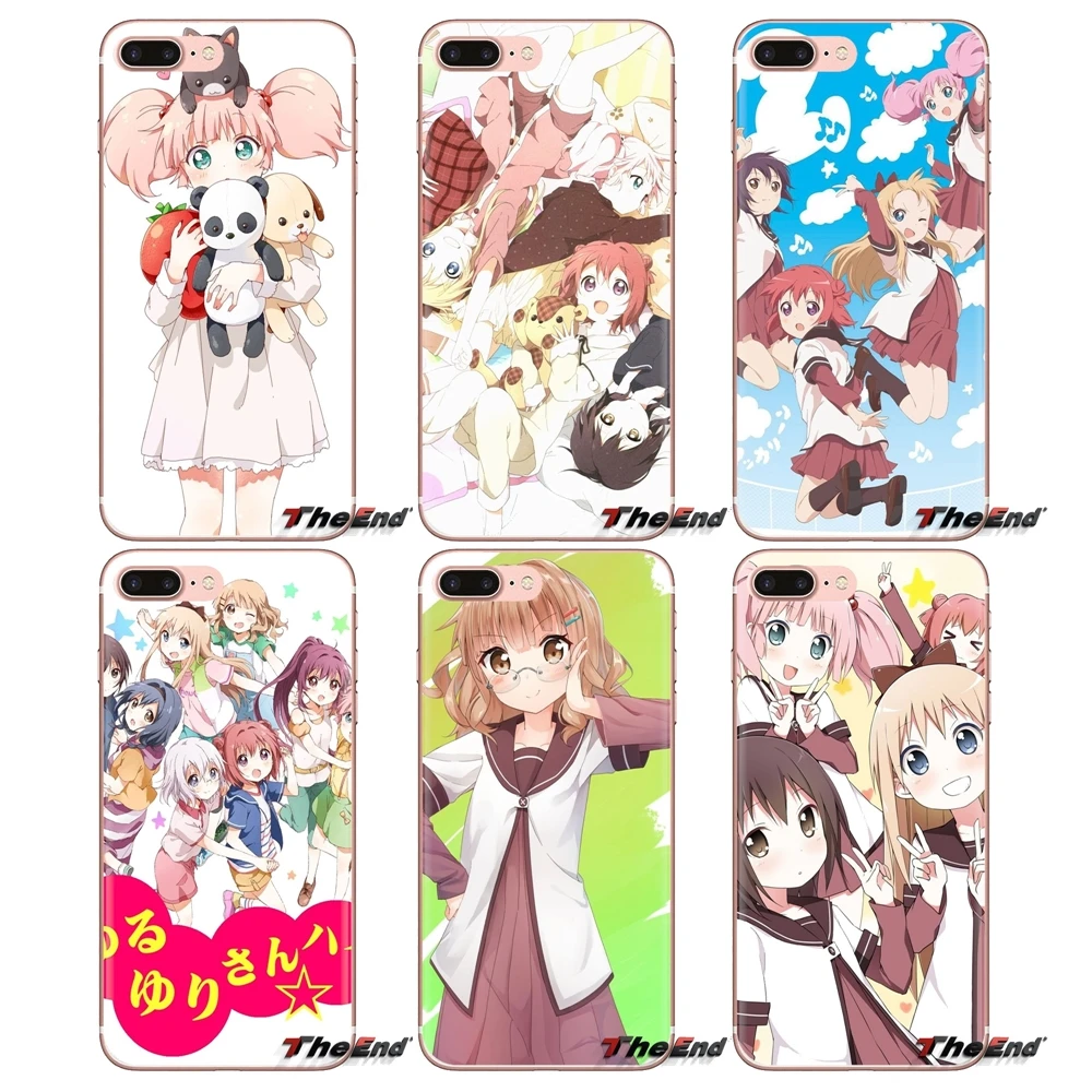 Мягкие прозрачные чехлы Yuru Yuri San Hai для LG Spirit Motorola Moto X4 E4 E5 G5 G5S G6 Z Z2 Z3 G2 G3 C Play Plus Mini |
