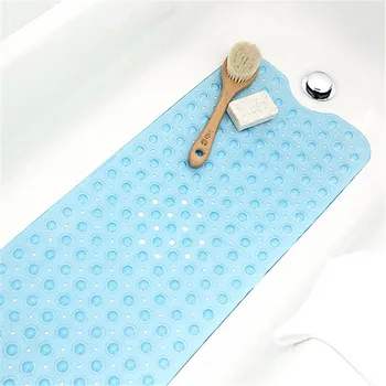 

1 Pcs Mrosaa Bathtub Mat Bathroom Rectangle Non Slip Mat Machine Washable PVC Antibacterial Sution Cup Shower Bath Mat Accessory